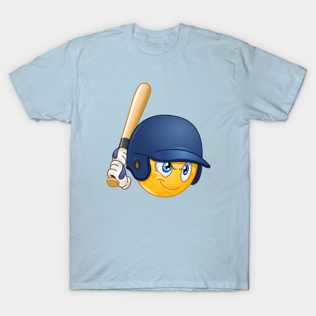 Baseball Batter Emoji Emoticon Emoji TShirt TeePublic